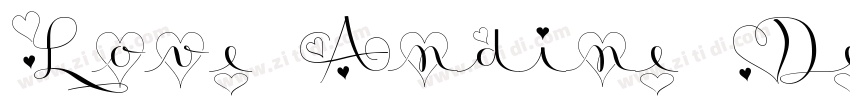 Love Andine Demo字体转换